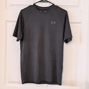 Under Armour Men's Size Small Heatgear Dark Gray Activewear T-shirt